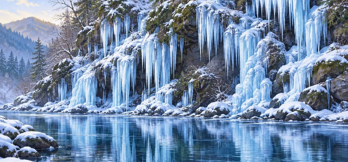 Misotsuchi Icicles: Six Weeks When the Valley Freezes